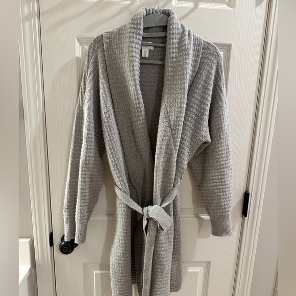 Motherhood Maternity Waffle-Knit Wrap Cardigan - Picture 2 of 4